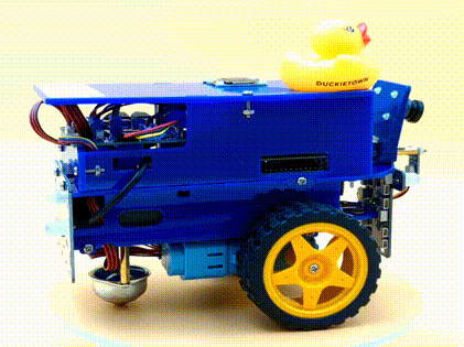 Duckiebot DB21-J rotating