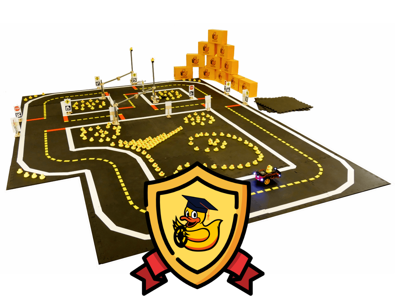 Duckietown_class in a box city loop 12