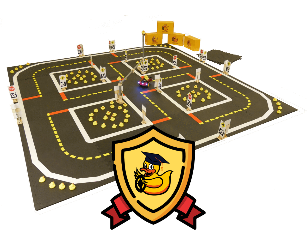 Duckietown_class in a box city loop 5