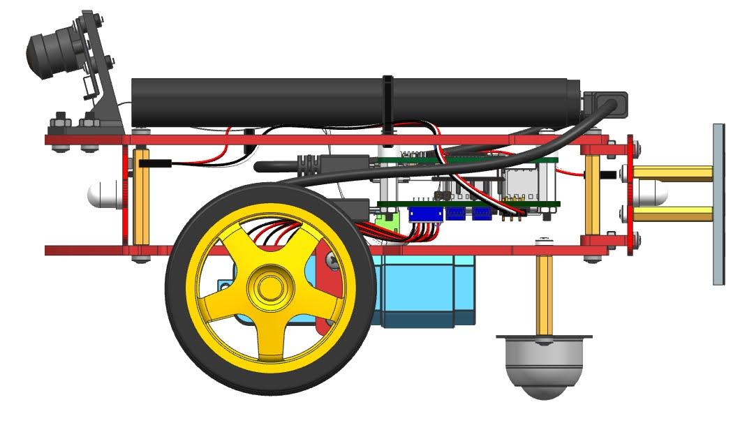 Duckiebot with Encoders (DB19) - the Duckietown project store