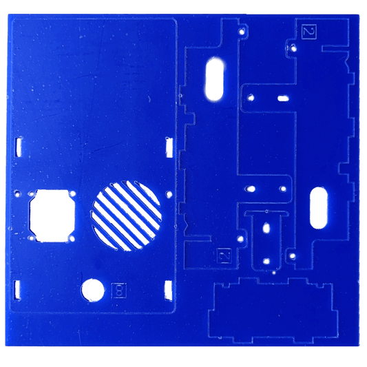 DB21-J chassis panel - blue